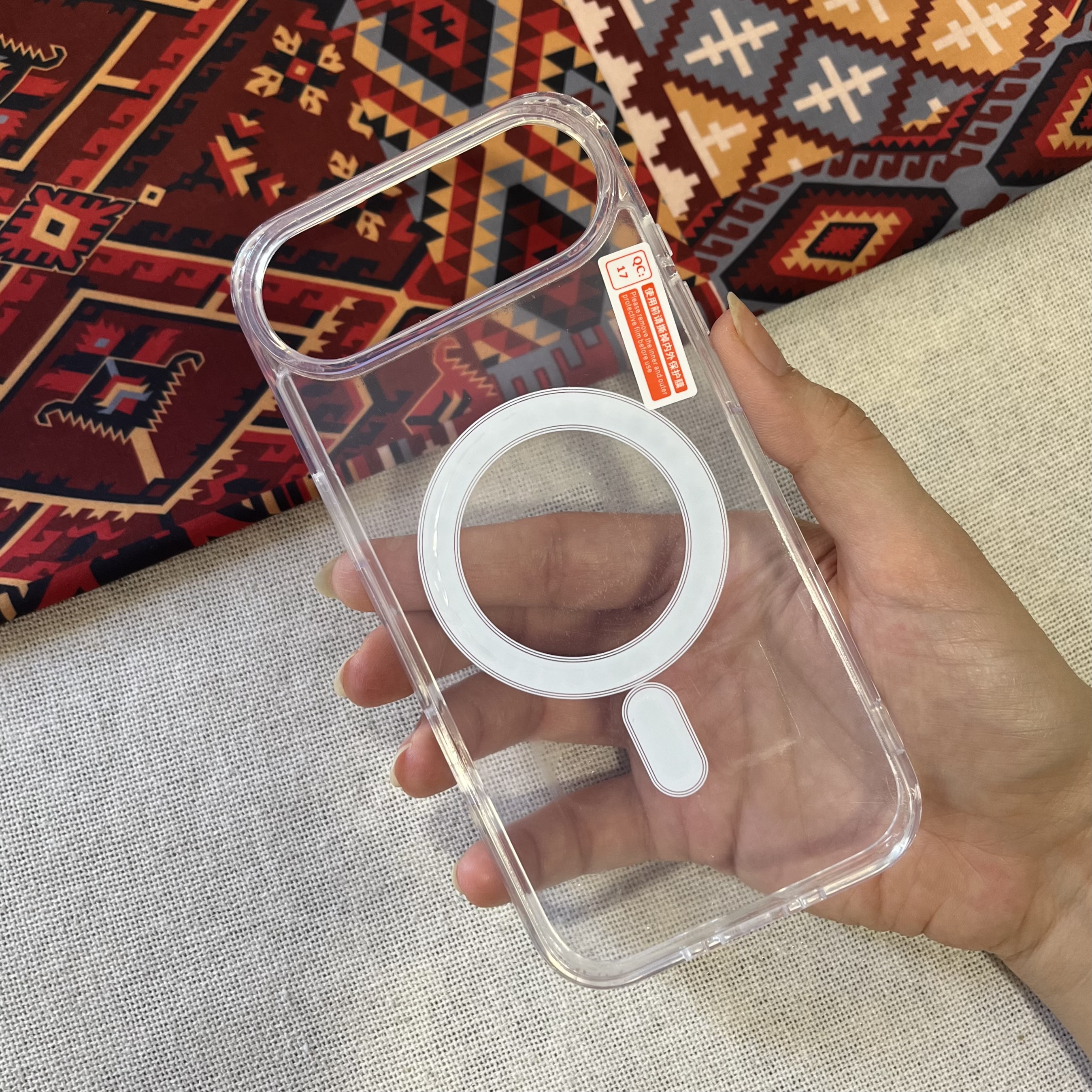 قاب شفاف مگ سیف اورجینال اپل مناسب آیفون ۱۷ / iPhone 17 AIR