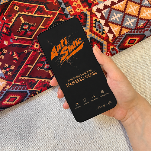 گلس شیشه ای Full Cover Anti Static ALFA مدل Xiaomi Redmi Note 15 Pro 5G / Mi 15T / Mi 15T Pro / Poco F7