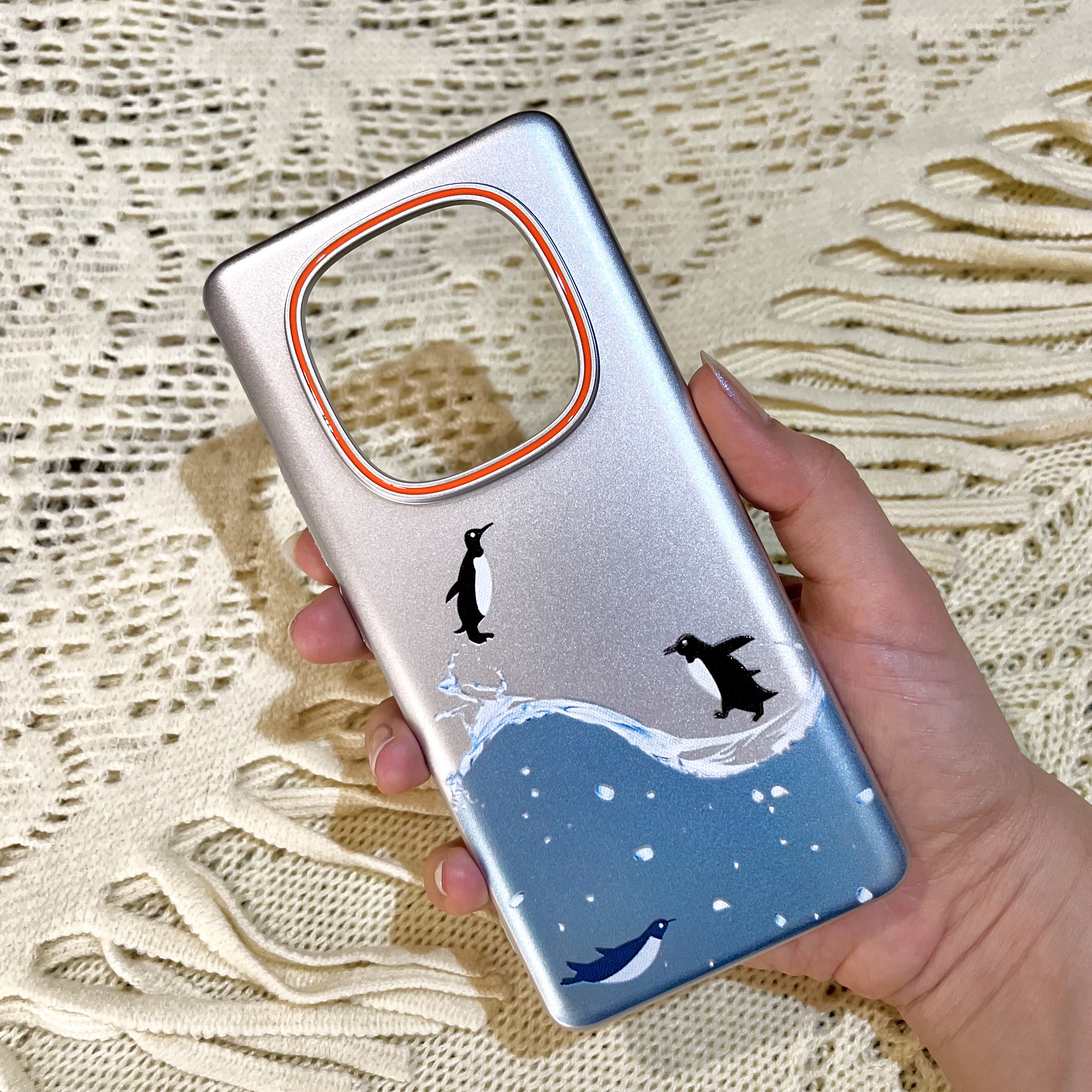 قاب سیلور طرح پنگوئن Xiaomi NOTE 14 Pro 5g/4g و NOTE 14 Pro Plus - شیائومی ردمی نوت ۱۴ پرو ۴G