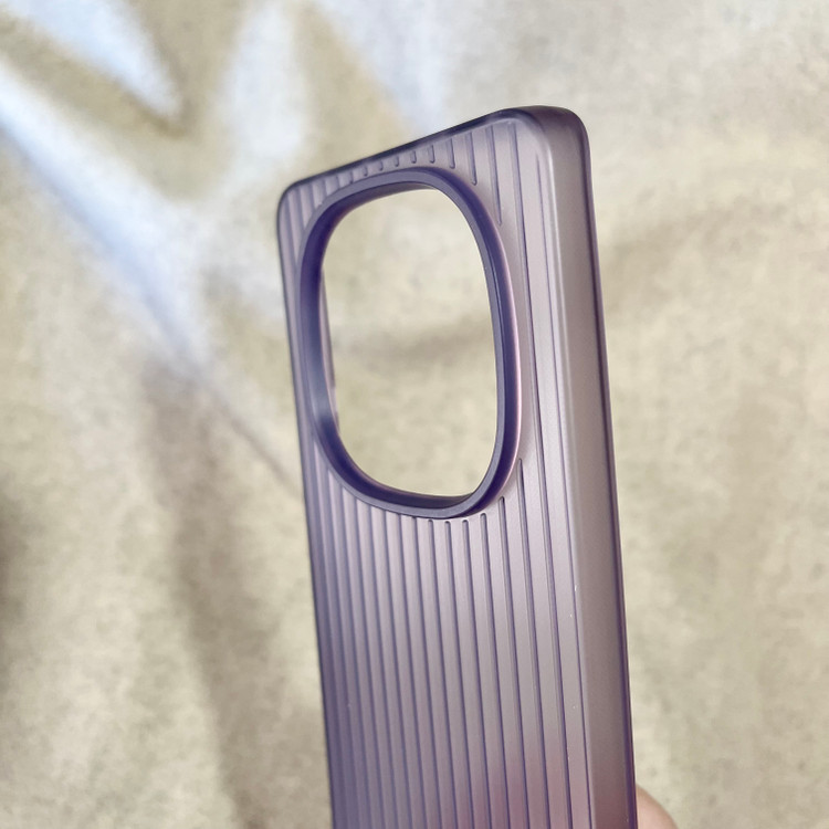 قاب گوشی شیائومی نوت ۱۴ پرو 5g ژلهای کرکره ای بنفش | شیائومی NOTE 14 Pro 5g/4g و NOTE 14 Pro Plus