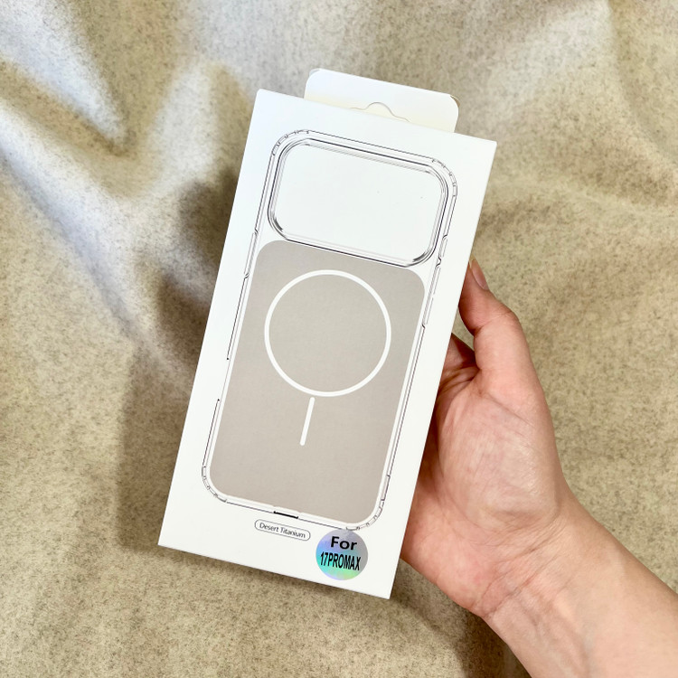 قاب گوشی iPhone 17 Pro Max آیفون مگ سیف Magsafe اورجینال اسپرت ایربگ دار ضد ضربه تیتانیوم صحرایی