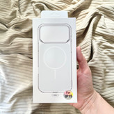 قاب گوشی iPhone 15 14 13 آیفون مگ سیف Magsafe اورجینال اسپرت ایربگ دار ضد ضربه سفید